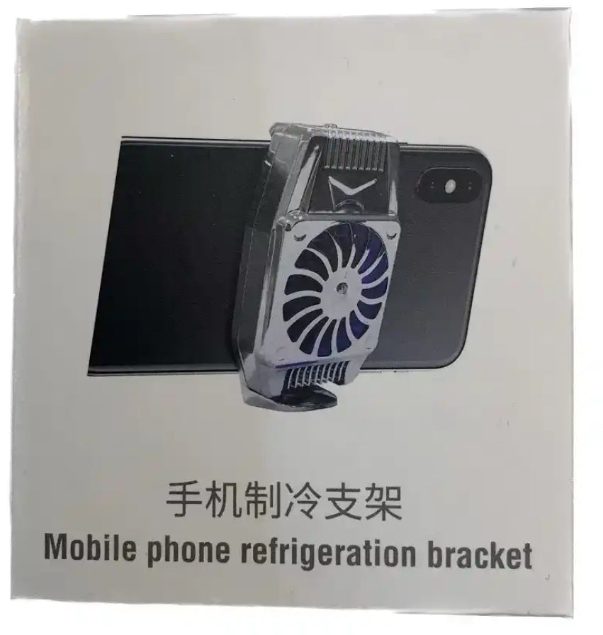 H15 portable Mobile Phone Game Cooler Cooling Fan Radiator Silver