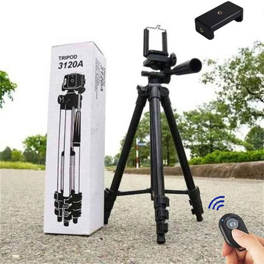 Portable Telescopic Smartphone Tripod With Phone Holder-No Rod