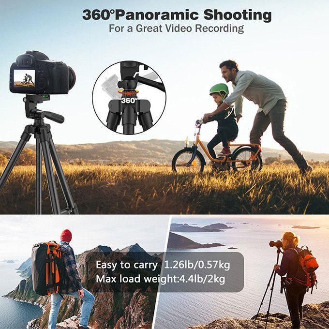 Portable Telescopic Smartphone Tripod With Phone Holder-No Rod